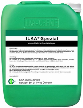 ILKA-Spezial   Löst und entfernt mühelos Voranstrichmasse, Teer, Bitumen, Öl, Fett und Wachs von Metallen und Steinen. Erstklassiger Pinselreiniger!